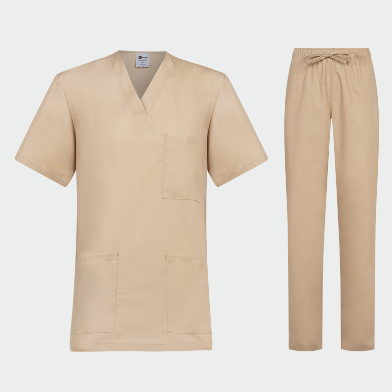 Costum medical tercot 110g latte unisex Cesare