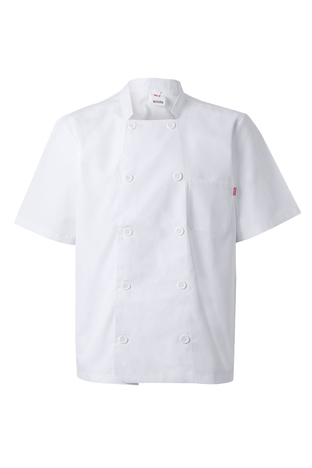 Tunica bucatar tesatura 175g maneca scurta alb V432