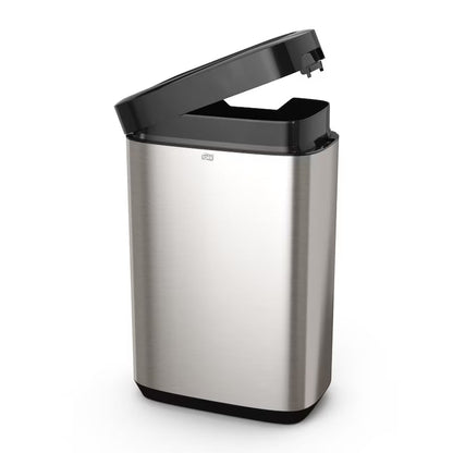 Coș de gunoi Tork 50 L inox B1 460011 cu finisaj anti-amprentă pentru spații moderne