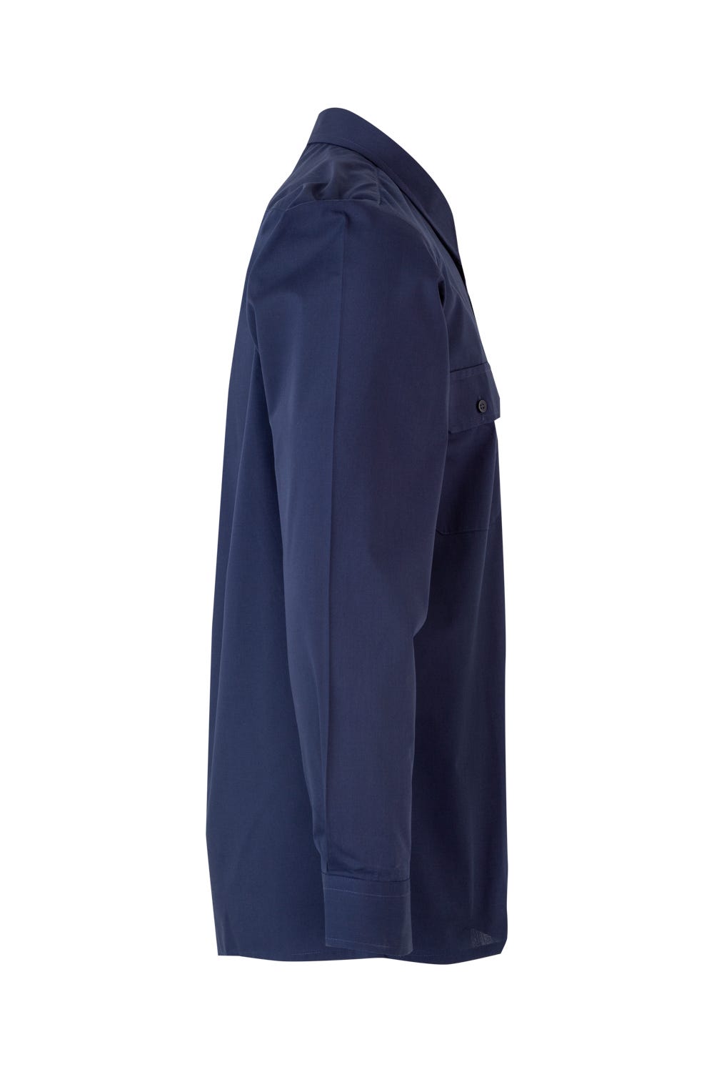 Camasa poplin 105g maneca lunga albastru marin V520