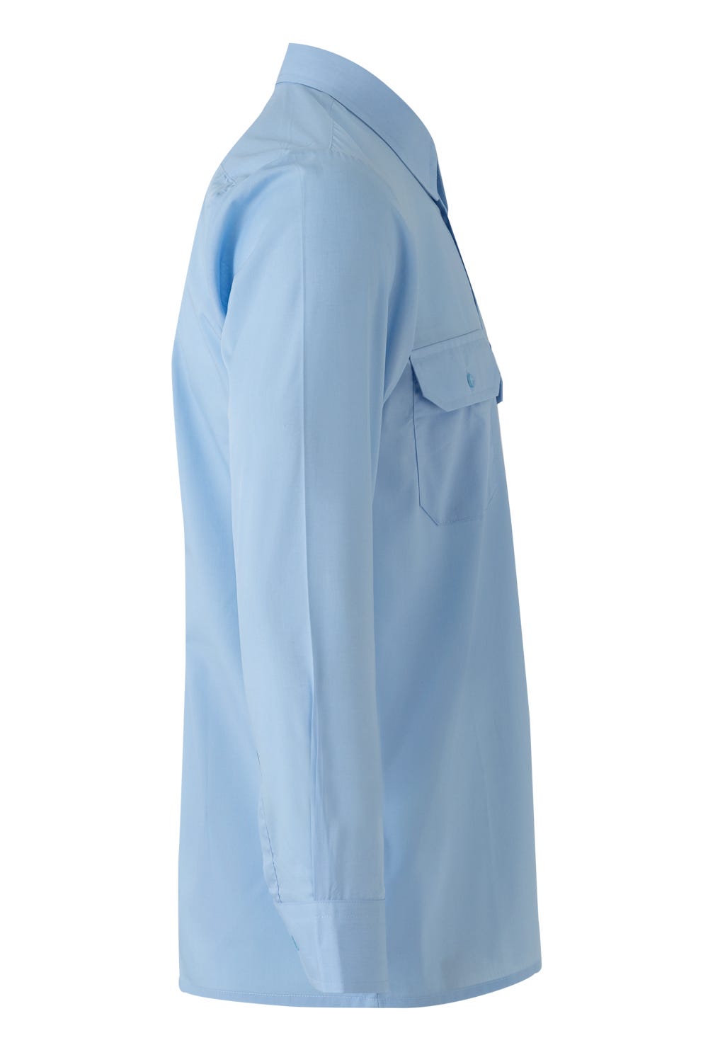 Camasa poplin 105g maneca lunga albastru celest V520