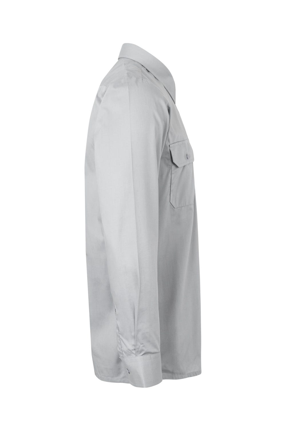 Camasa poplin 105g maneca lunga gri V520