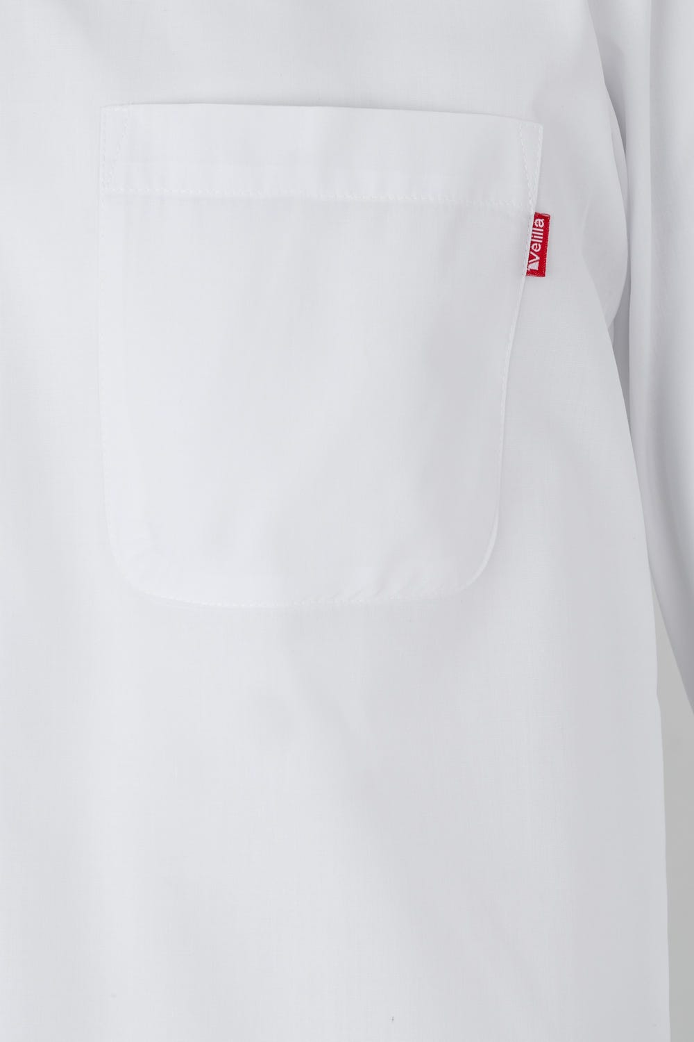 Camasa poplin 105g maneca lunga alb V529