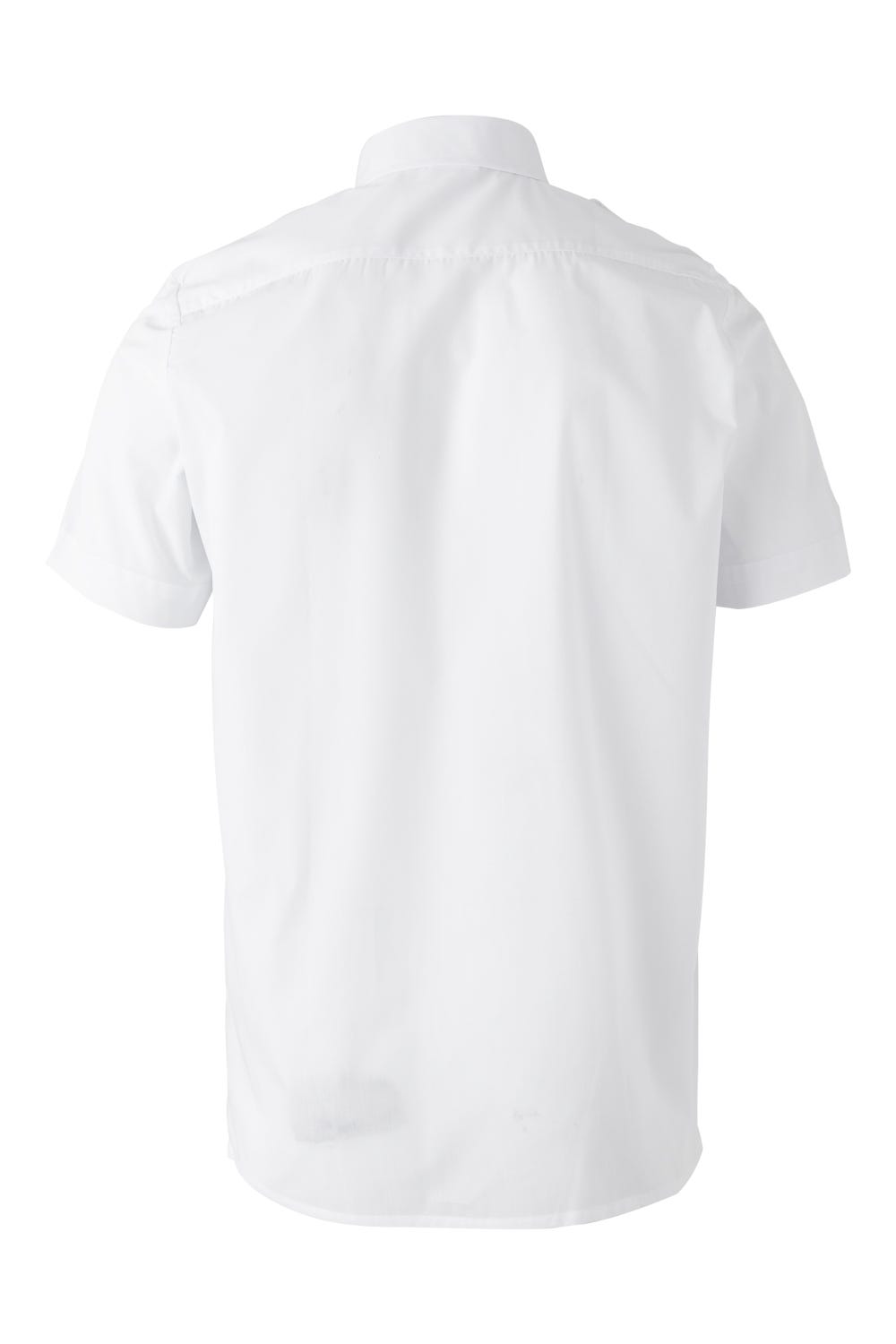 Camasa cu epoleti poplin 105g maneca scurta alb V532