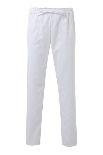 Pantaloni medicali tercot 190g alb V533001
