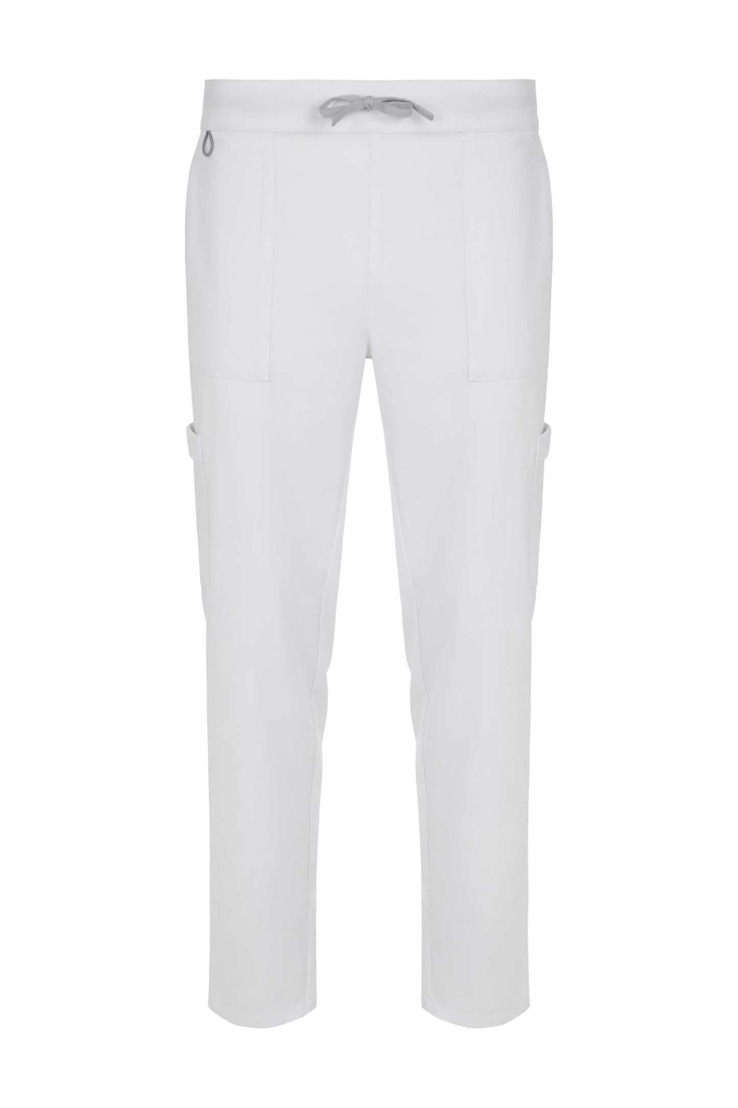 Pantaloni purestretch cu material antibacterian si hidrofob alb V533020S