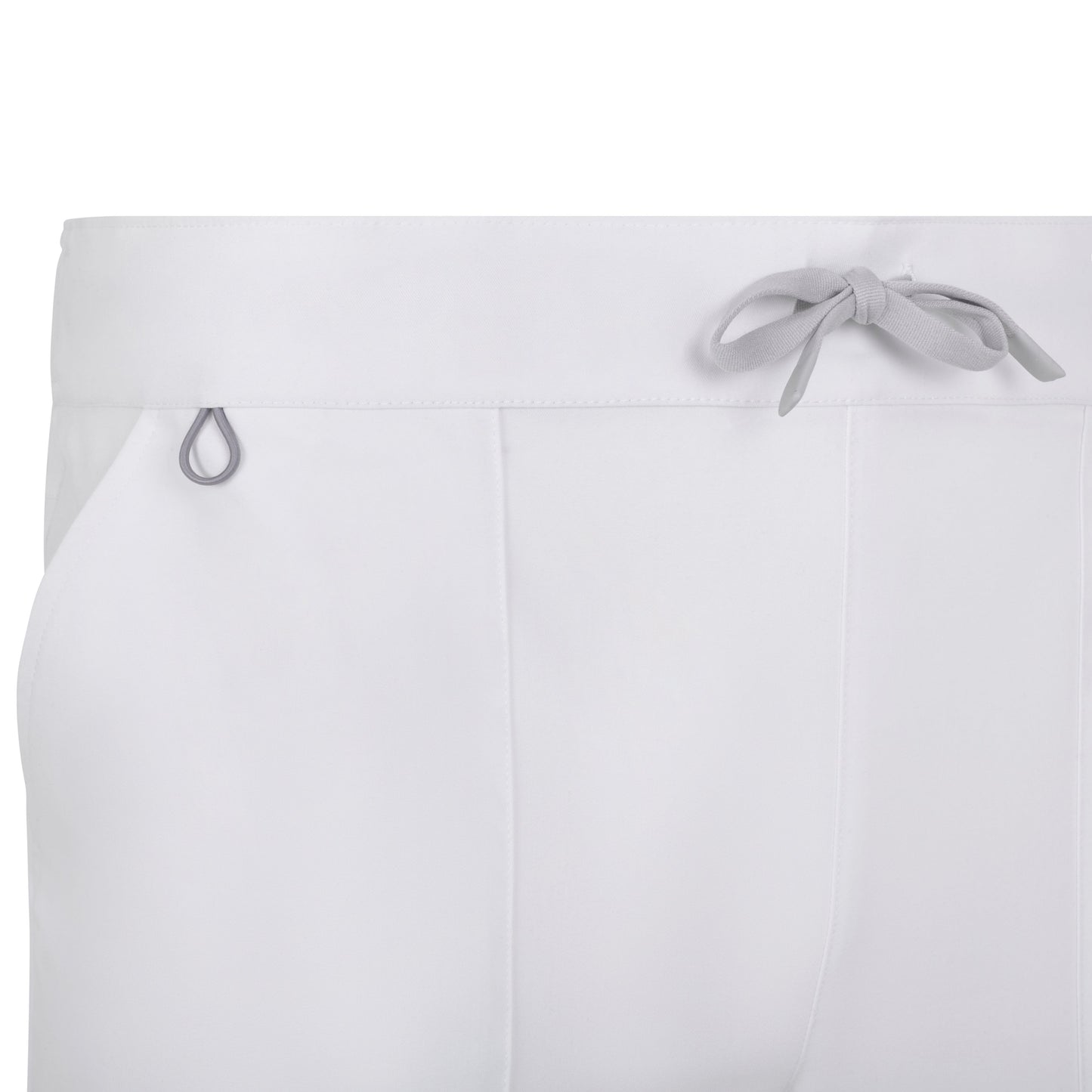 Pantaloni purestretch cu material antibacterian si hidrofob alb V533020S