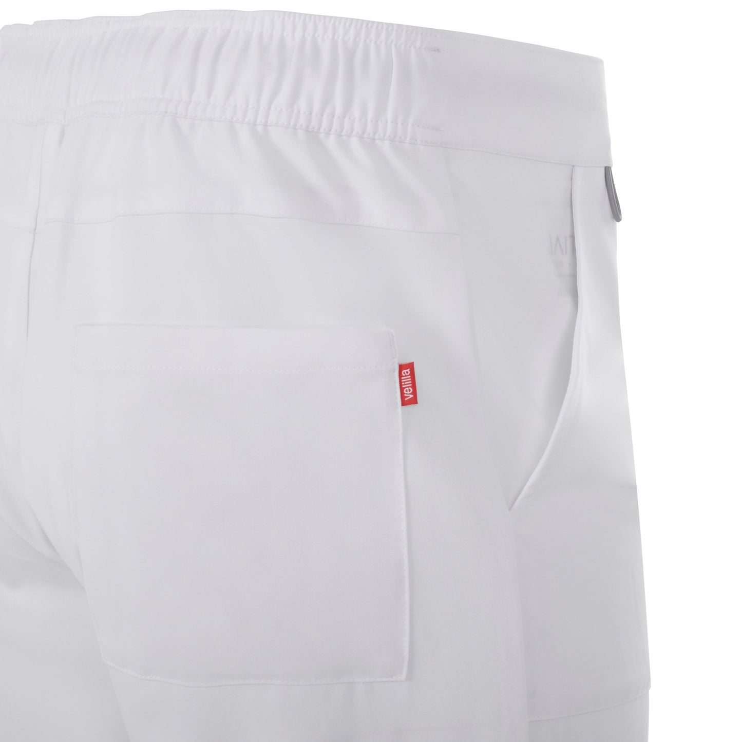Pantaloni purestretch cu material antibacterian si hidrofob alb V533020S