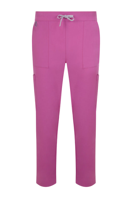 Pantaloni purestretch cu material antibacterian si hidrofob orhidee V533020S