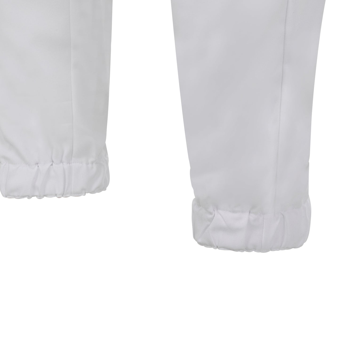 Pantaloni jogger purestretch cu material antibacterian si hidrofob alb V533021S