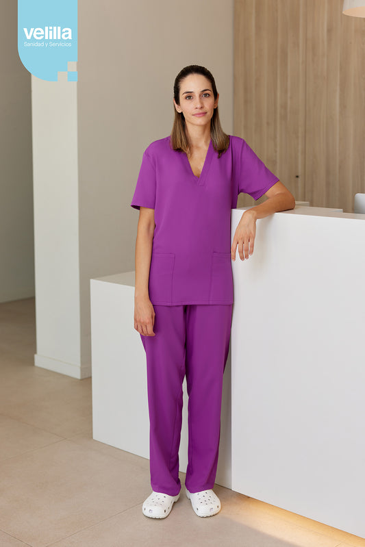 Costum medical microfibra 140g bougainvillea V535207/V533007