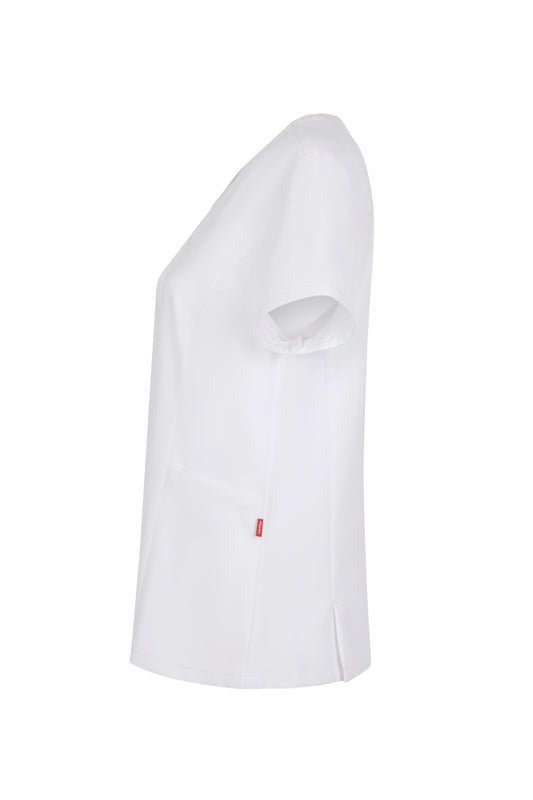 Bluza dama purestretch cu material antibacterian si hidrofob alb V535221S