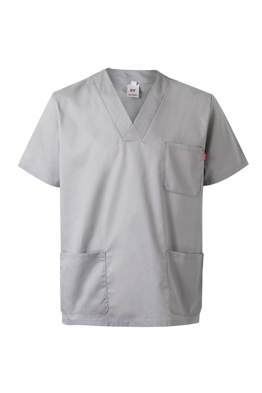 Bluza medicala tercot 190g gri gheata V589