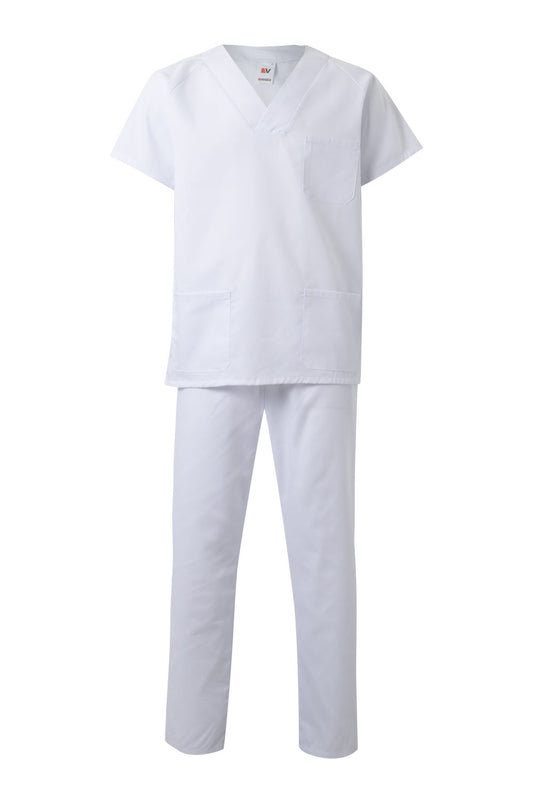 Costum medical tercot 180g alb V800