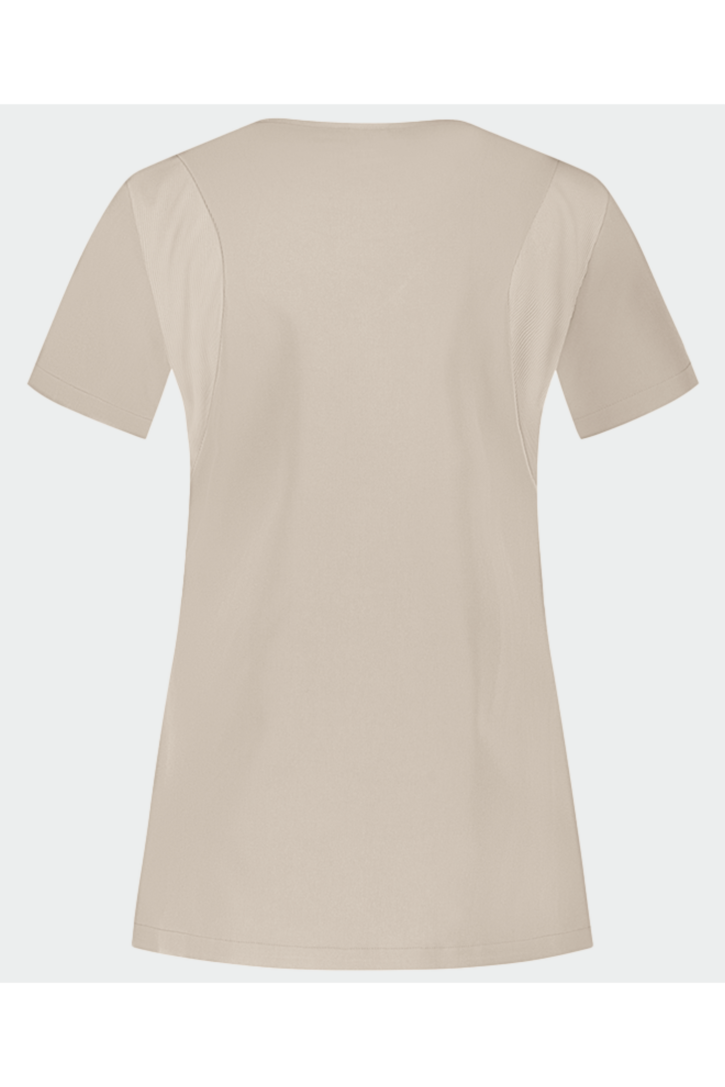 Bluza medicala stretch poliester raion 200g nisipiu dama Justina