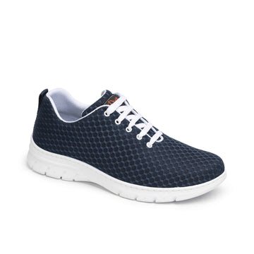 Pantofi antiderapanti cu siret bleumarin Calpe