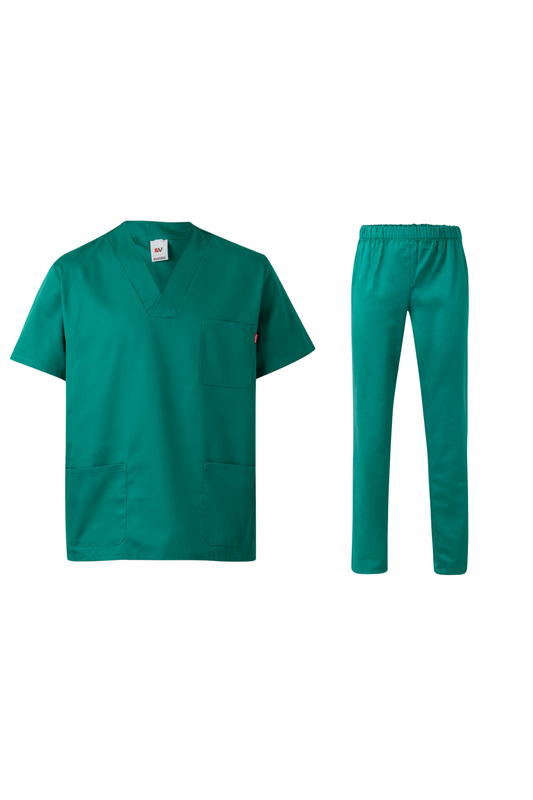 Costum medical tercot 190g verde V589/V333