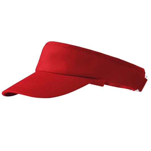 Cozoroc de soare rosu bumbac 280g Sunvisor