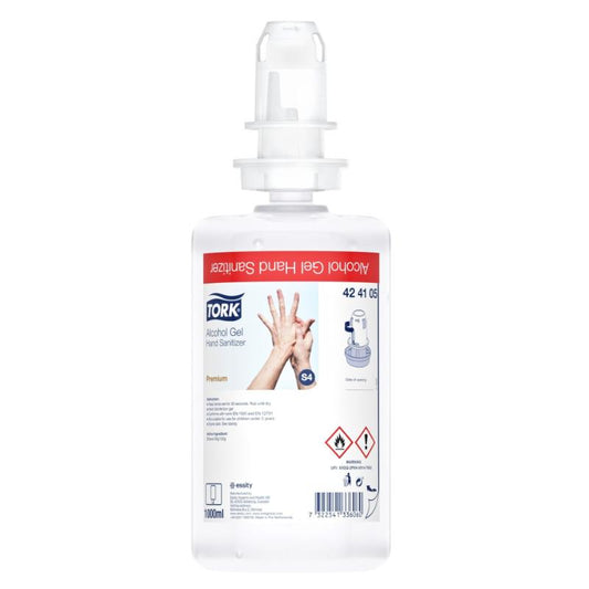Dezinfectant gel maini Tork alcool 1L S4 424105 utilizare profesionala imagine 1
