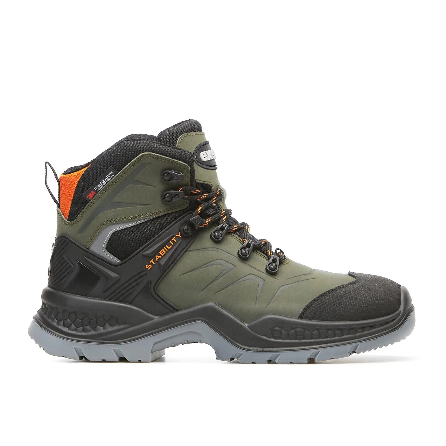 Bocanci nubuck fara bombeu verde O2 CI WR SRC Exena Everest