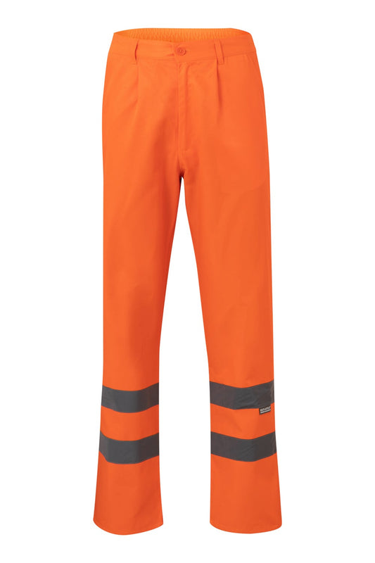 Pantaloni reflectorizanti captusiti neon galben 210g portocaliu fluo VF160