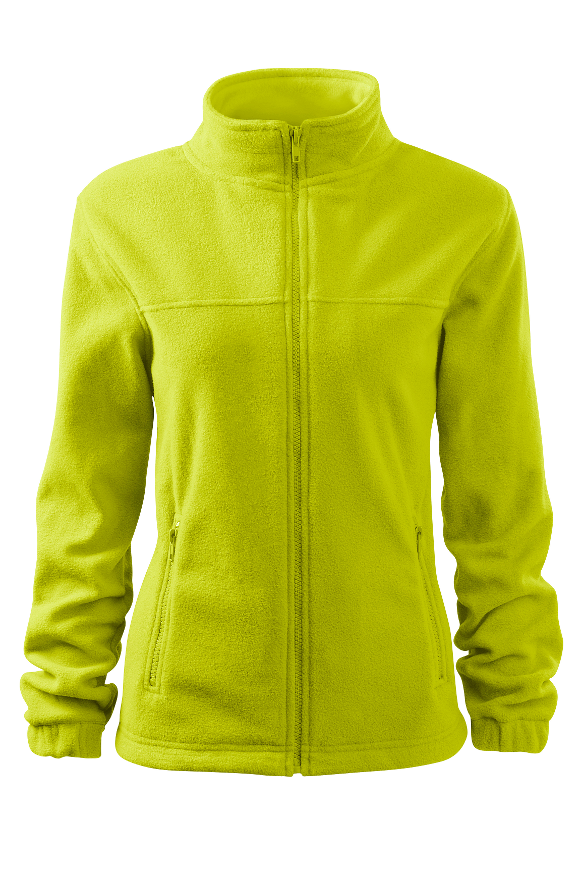 Jacheta fleece dama verde lime