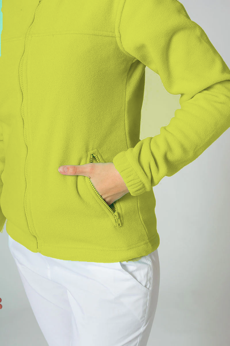 Jacheta fleece dama verde lime