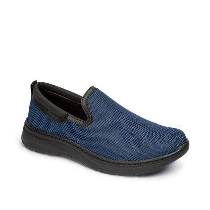 Pantofi antiderapanti cu elastic anatomici Bleumarin Marsella Tex