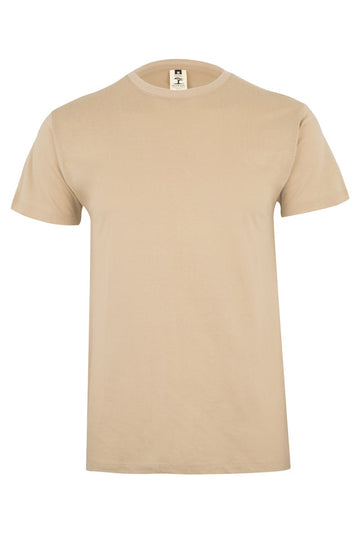 Tricou jersey tubular simplu 155g maneca scurta Nisipiu Melbourne