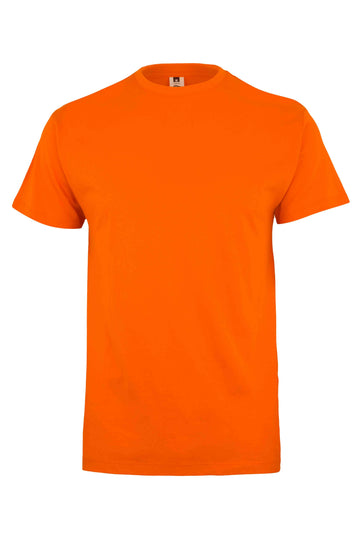 Tricou jersey tubular simplu 155g maneca scurta portocaliu Melbourne