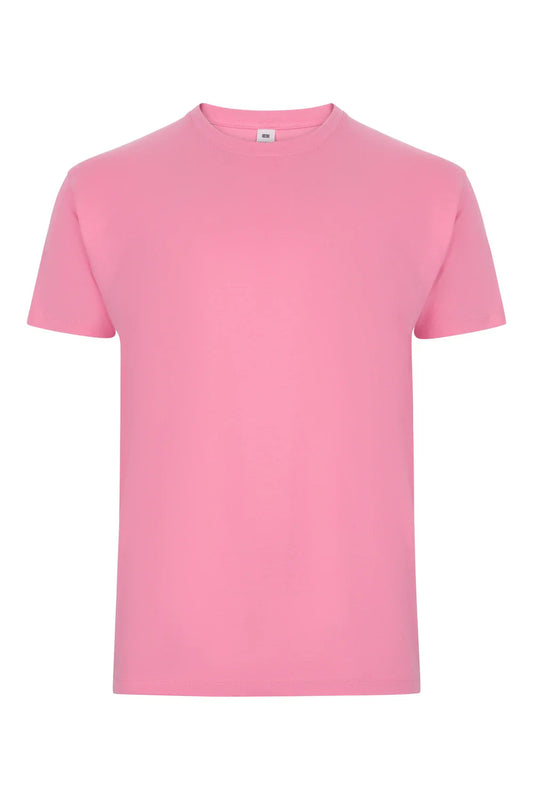 Tricou maneca scurta bumbac 155g roz bombon melbourne