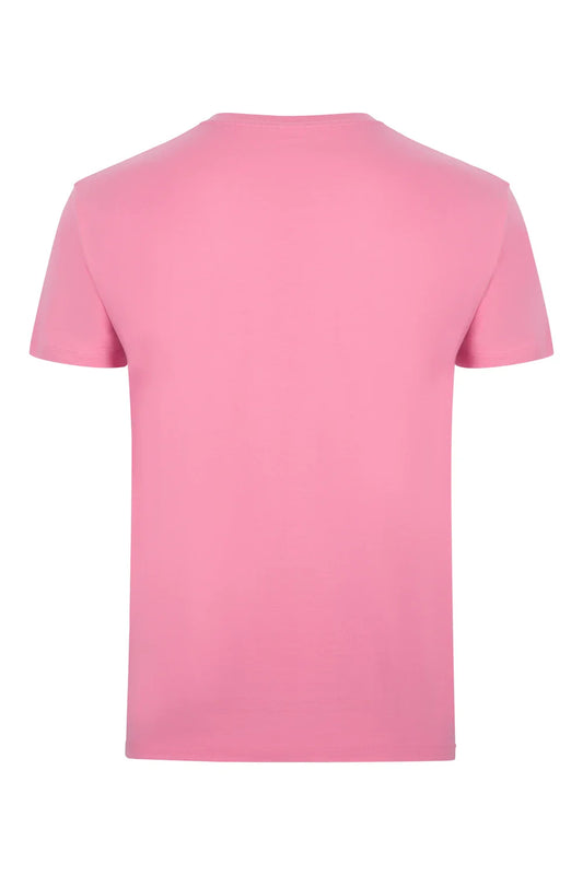 Tricou maneca scurta bumbac 155g roz bombon melbourne