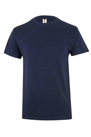 Tricou jersey tubular simplu 155g maneca scurta bleumarin Melbourne