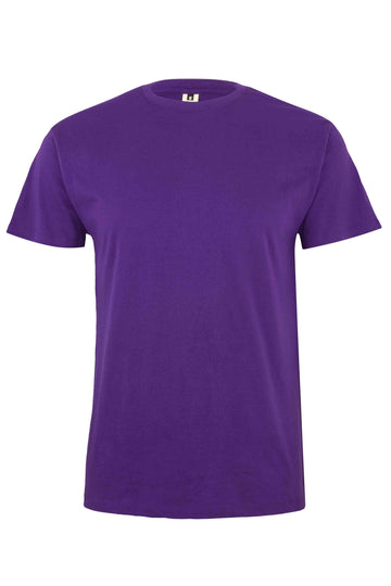Tricou jersey tubular simplu 155g maneca scurta mov Melbourne