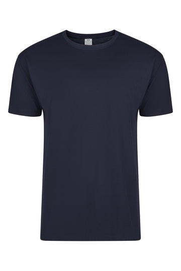 Tricou jersey tubular simplu 155g maneca scurta bleumarin inchis Melbourne