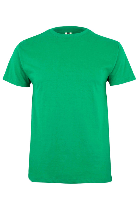 Tricou jersey tubular simplu 155g maneca scurta verde kelly Melbourne