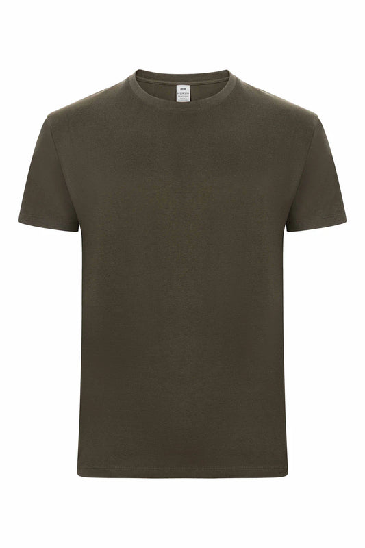 Tricou maneca scurta bumbac 155g verde ceata Melbourne