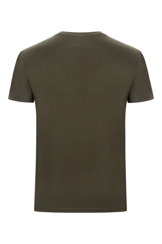 Tricou maneca scurta bumbac 155g verde ceata Melbourne