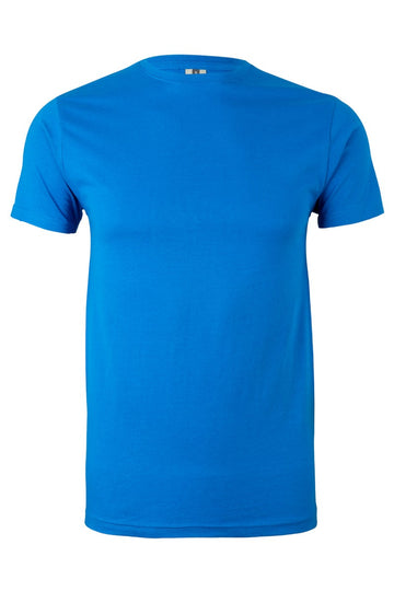 Tricou jersey tubular simplu 190g maneca scurta albastru atol Palm
