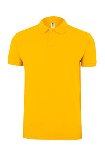 Tricou polo bumbac/poliester 210g maneca scurta Auriu Gibson