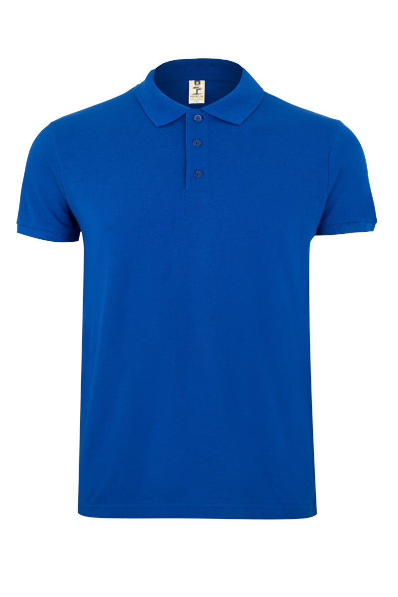 Tricou polo bumbac/poliester 210g maneca scurta albastru royal Gibson