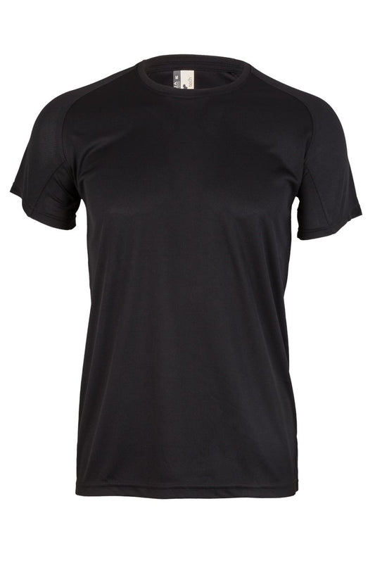 Tricou poliester 130g maneca scurta negru MK520V