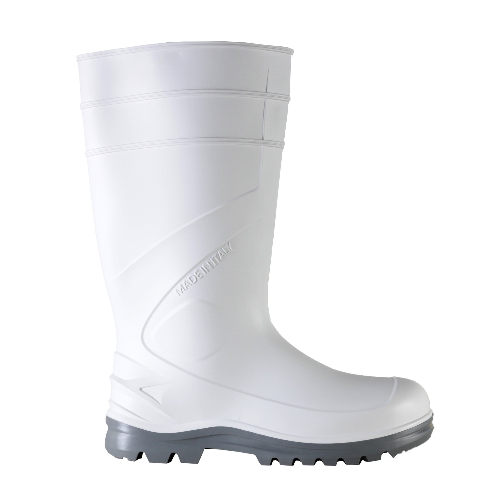 Cizme PVC/cauciuc nitrilic fara bombeu alb O4 SRC Exena Nemesi