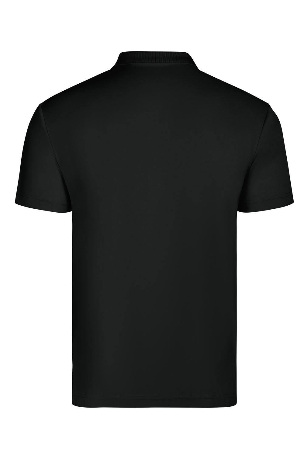 Tricou polo maneca scurta poliester 160g negru Bogan