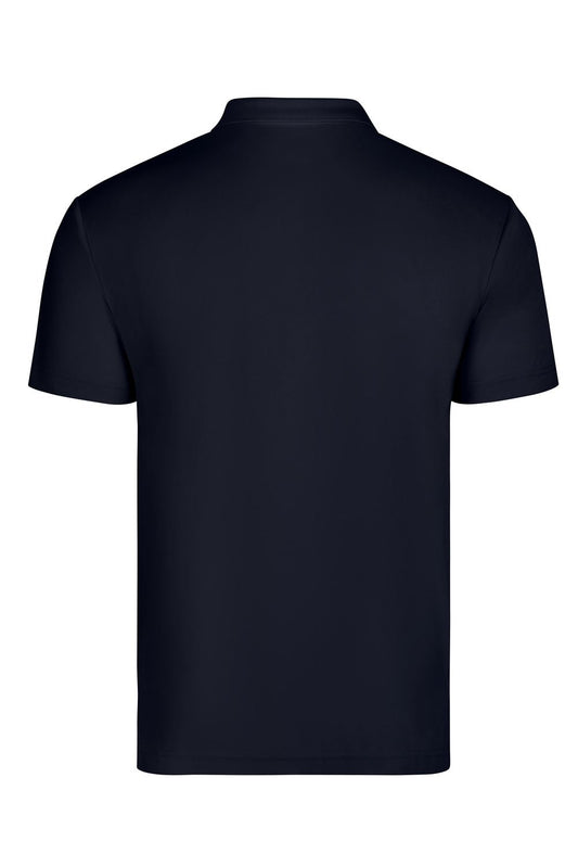 Tricou polo maneca scurta poliester 160g bleumarin profund Bogan