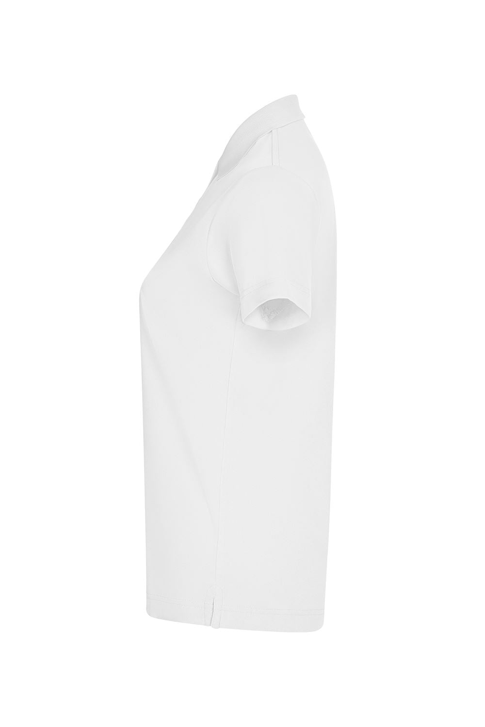 Tricou polo maneca scurta dama poliester 160g alb Bogan