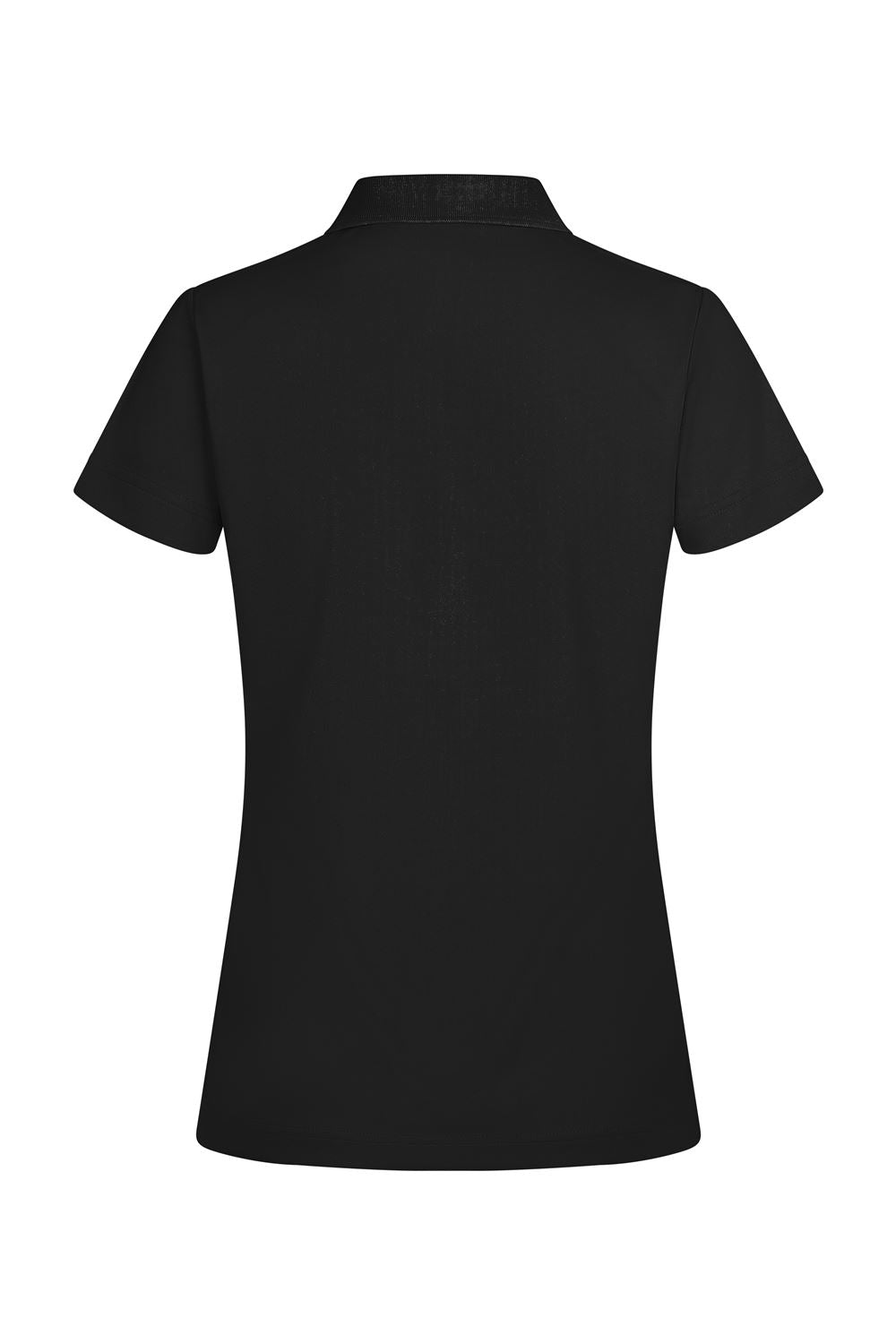 Tricou polo maneca scurta dama poliester 160g negru Bogan