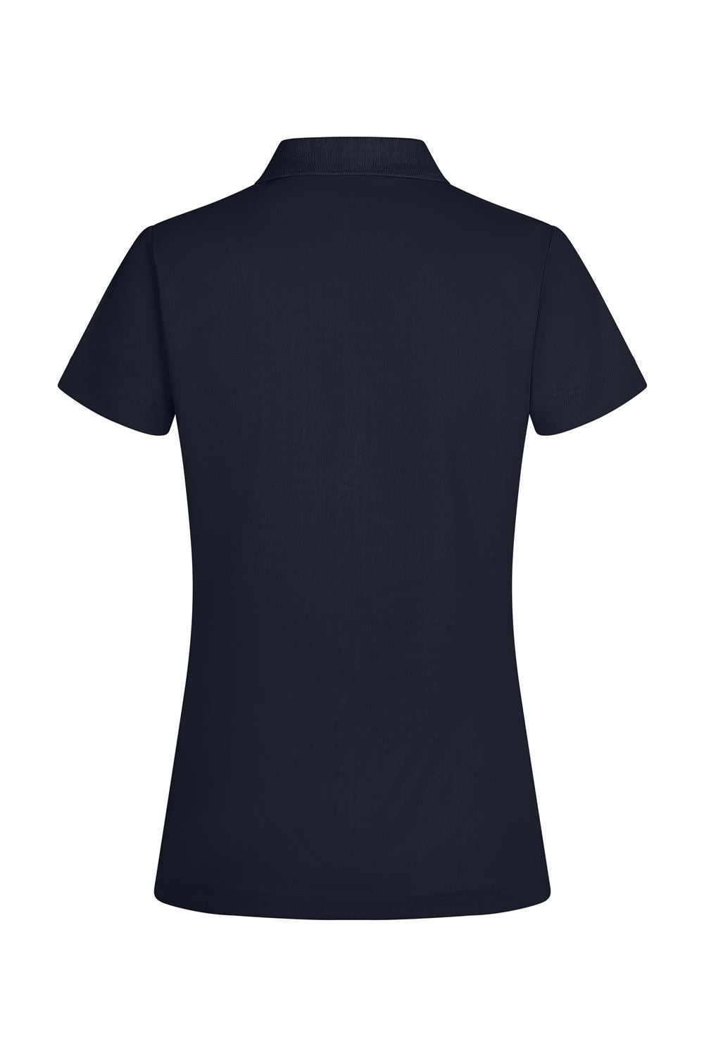 Tricou polo maneca scurta dama poliester 160g bleumarin profund Bogan