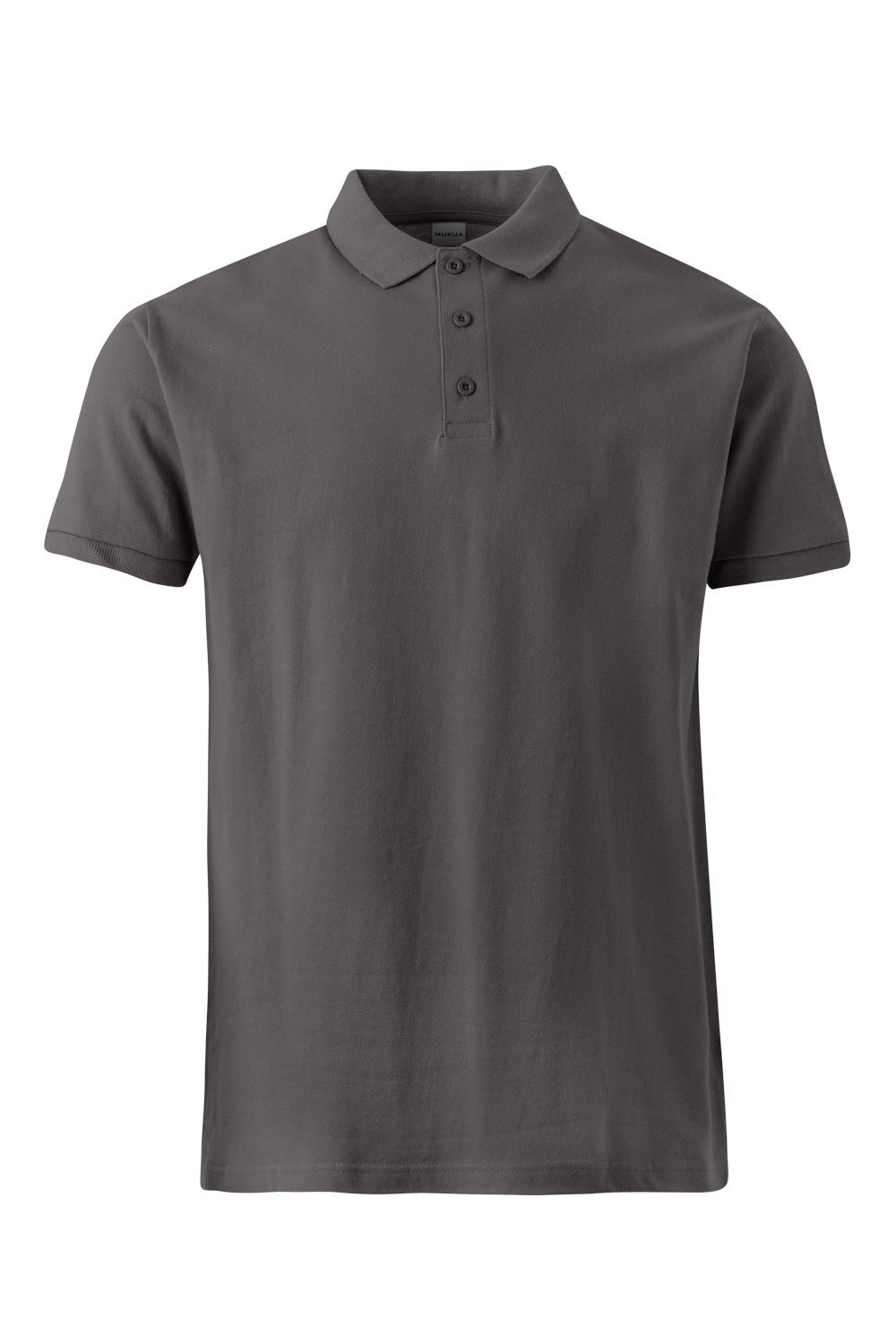 Tricou polo bumbac 210g maneca scurta gri inchis Mackay