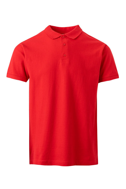 Tricou polo bumbac 210g maneca scurta rosu Mackay